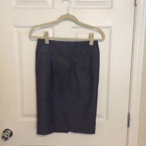 Express Dark Gray Business Skirt